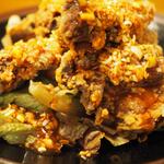 卓 - 特製だれのから揚げその４