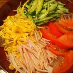 卓 - 冷やし中華風そうめんその２
