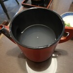 峠の元六 日高 - 蕎麦湯