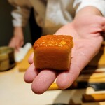 鮨 唐島 - 玉子焼き