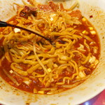 ラーメン二郎 - 赤酢投入～♪