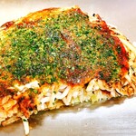 Okonomiyaki Nobu - 断面