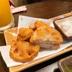 居酒屋 ひとよ - 蓮根の挟み揚げ