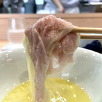 飯田商店 - しゃぶ肉、濃厚鰹昆布水と麺