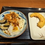 Marugame Seimen - 鬼おろし鶏からぶっかけとかぼちゃ天