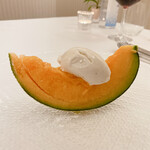 トルナヴェント - 羊蹄メロンとバナナジェラート