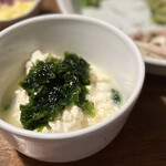 迷亭 - アーサとゆし豆腐の塩ポン酢