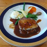 ぎんぎん - 牛ヒレ肉のステーキ＋フォアグラソテー