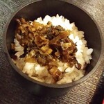 食事処 旬菜亭 - ミニ高菜ご飯