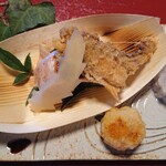 魚信旅館 - 【焼物】アマダイ木の芽焼