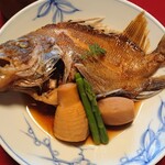 魚信旅館 - 【煮物】タモリ（瀬戸内鯛）煮付け