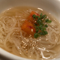 うしごろバンビーナ 恵比寿本店 - シメはカレーか冷麺か。カレーも美味しいですが、夏だしね^ ^