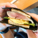 スシコーヒー - シメサバのサンドイッチ