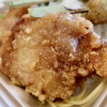 焼き鳥ラッキー - ラッキー弁当・ご飯大盛（スーパーラッキーデー価格672円）