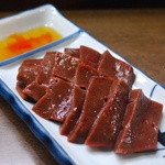 馬のレバー刺し