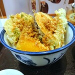 天丼てんや - 夏野菜の天丼のアップ 202207