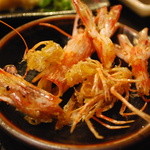 ぶえんもゆかり - エビのガラは天ぷらにしてくれました