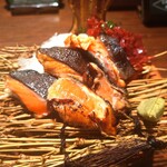 Robata Joucho Kakko - ■伊達サーモン藁焼き