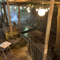 貴船べにや - 雨で片付け終了。普段は、見ることない光景。 貴船べにや - 雨で片付け終了。普段は、見ることない光景。