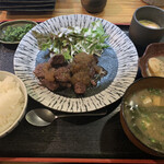 Hakata Ryouritaemon - 日替わり牛ハラミサイコロステーキ定食