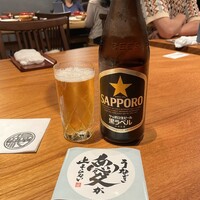 炭焼うな富士 名駅店 - 瓶ビール
