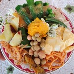 Shimofurigyu Suteki Sen - サラダはめいっぱい盛ってきました♪♪サツマイモのレモン煮がもう絶品！！