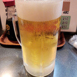 菊乃家 - 生ビール（中）５７０円