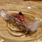 鮨処 池上 - 気仙沼のトロカツオのづけ