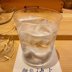 鮨処 池上 - 芋焼酎 魔王 水割り 1000円