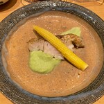 鮨処 池上 - 長崎のノドグロ(紅瞳)の藁焼き