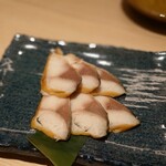 酒と料理　戸塚駅横研究所 - 鯖のスモーク(¥550)