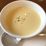 レストラン大宮 - 冷製コーンスープ