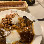 カレーショップ山小屋 - まずは、ナスを！！