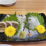 品川 うお宿 - 太刀魚炙りとウマヅラハギ