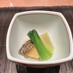 Test Kitchen by Izumi - 翡翠茄子と鮑の煮物