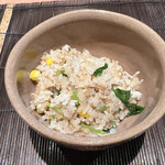 Test Kitchen by Izumi - ノドグロと挽肉の炊き込みご飯