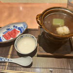 Test Kitchen by Izumi - ハモと冬瓜とお肉のしゃぶしゃぶ