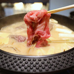 Osaiya Wadaya - 和牛ロースの白味噌すき焼き