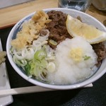 本格さぬきうどん　穂乃香 - 肉ぶっかけ(冷・１玉)４８０円　訪問日　2013・3・20　