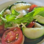 アル・ケッチァーノ  - ◆烏賊とミニトマトとズッキーニのオイルソーススパゲティーニ