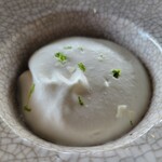 アル・ケッチァーノ  - ◆イワナの卵とホイップクリーム