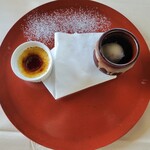 アル・ケッチァーノ  - ◆本日のドルチェ ・クレームブリュレ・梅酒のシャーベット