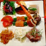 茶寮 ふ川 - 彩り惣菜九種盛り