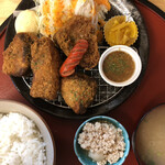 のんちゃん食堂 希々屋 - ブリカツ定食