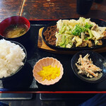 Nishiya - 西屋名物‼︎トリテツ定食ご飯大盛り