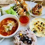 カフェ ド ポワン - 雑穀米