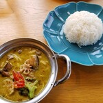 マンゴツリーカフェ - タイのグリーンカレー 869円