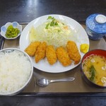 かつぎや - カキフライ定食(1)