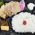おそうざい　やかん屋 - 豚生姜焼弁当¥350