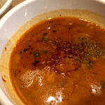 人力俥 - 煮干し香る濃厚海老坦々スープ！